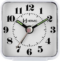 imagem de DESPERTADOR QUARTZ 2504-021 BRANCO - HERWEG