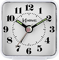 imagem de DESPERTADOR QUARTZ 2504-021 BRANCO - HERWEG