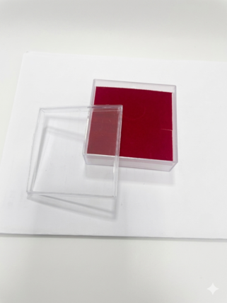 imagem do produto EST. PLASTICO #2103 TRANSPARENTE/VERMELHO (20 PCS)
