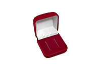 imagem de EST. VELUDO P/ALIANCA 5X5,5CM - VERMELHO