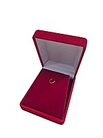 imagem de EST. VELUDO P/ CORR/PING. 6X7,5X3,1 - VERMELHO