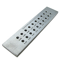imagem de FIEIRA DE TUNGSTENIO MEIA-CANA - 5.00 A 3.10MM - Diloy