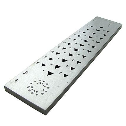 imagem do produto FIEIRA DILOY TRIANGULAR 9.00 A 6.00MM (31 FUROS)