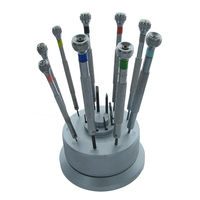 imagem de JG. CHAVE FENDA 9 PCS - BASE GIRATORIA