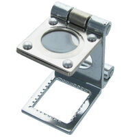 imagem de LUPA CONTA FIO CROMADA  - 10X