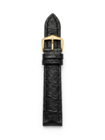 imagem de PULS. DE COURO SANTARELLI 22MM - PRETO CROCO