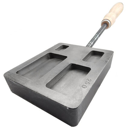 imagem do produto RILHEIRA FRIGIDEIRA 4 CANAIS - 50/100/250/500G