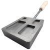 imagem do produto  RILHEIRA FRIGIDEIRA 4 CANAIS - 50/100/250/500G