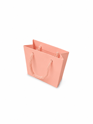 imagem do produto SACOLA LISA 10X10X4CM SALMAO (10 PCS)