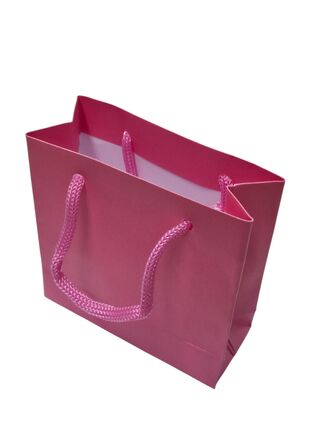 imagem do produto SACOLA LISA 16X12X5CM ROSA (10 PCS)